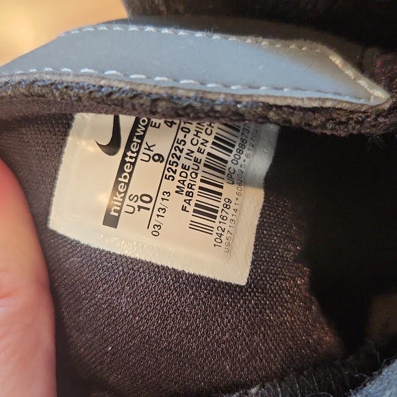 Nike air max speed turf, size 10, black and gray (raiders colors) - Picture 6 of 8